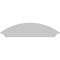 Ekena Millwork Arched Architectural Grade PVC Pediment, 48"W x 14"H x 2-3/4"P PEDP048X140ARD00 - alternate 3
